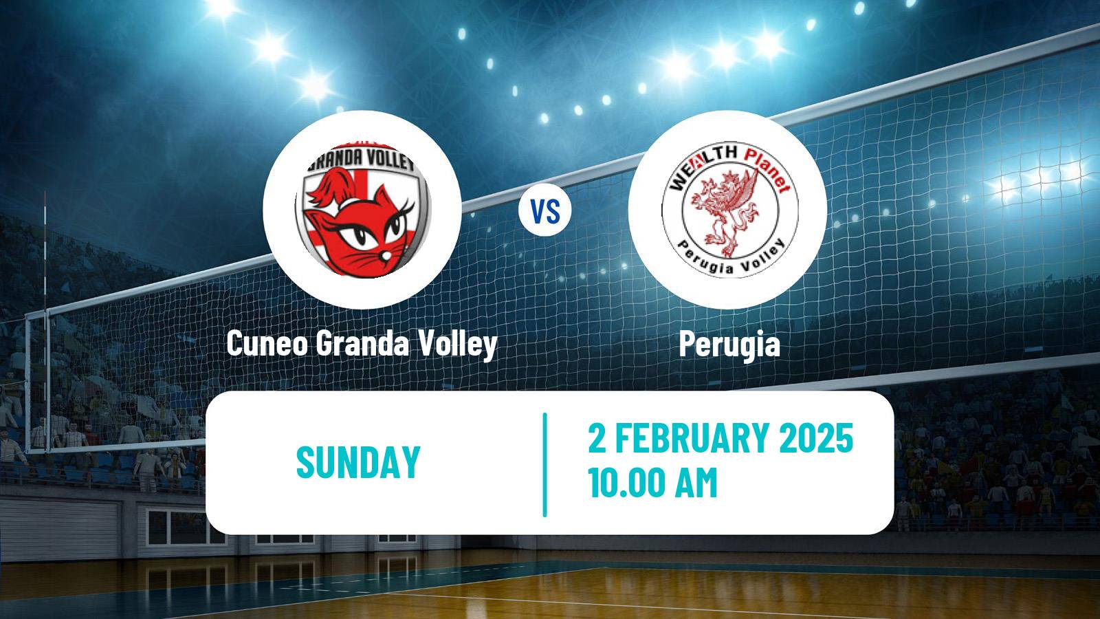 Volleyball Italian Serie A Volleyball Women Cuneo Granda Volley - Perugia