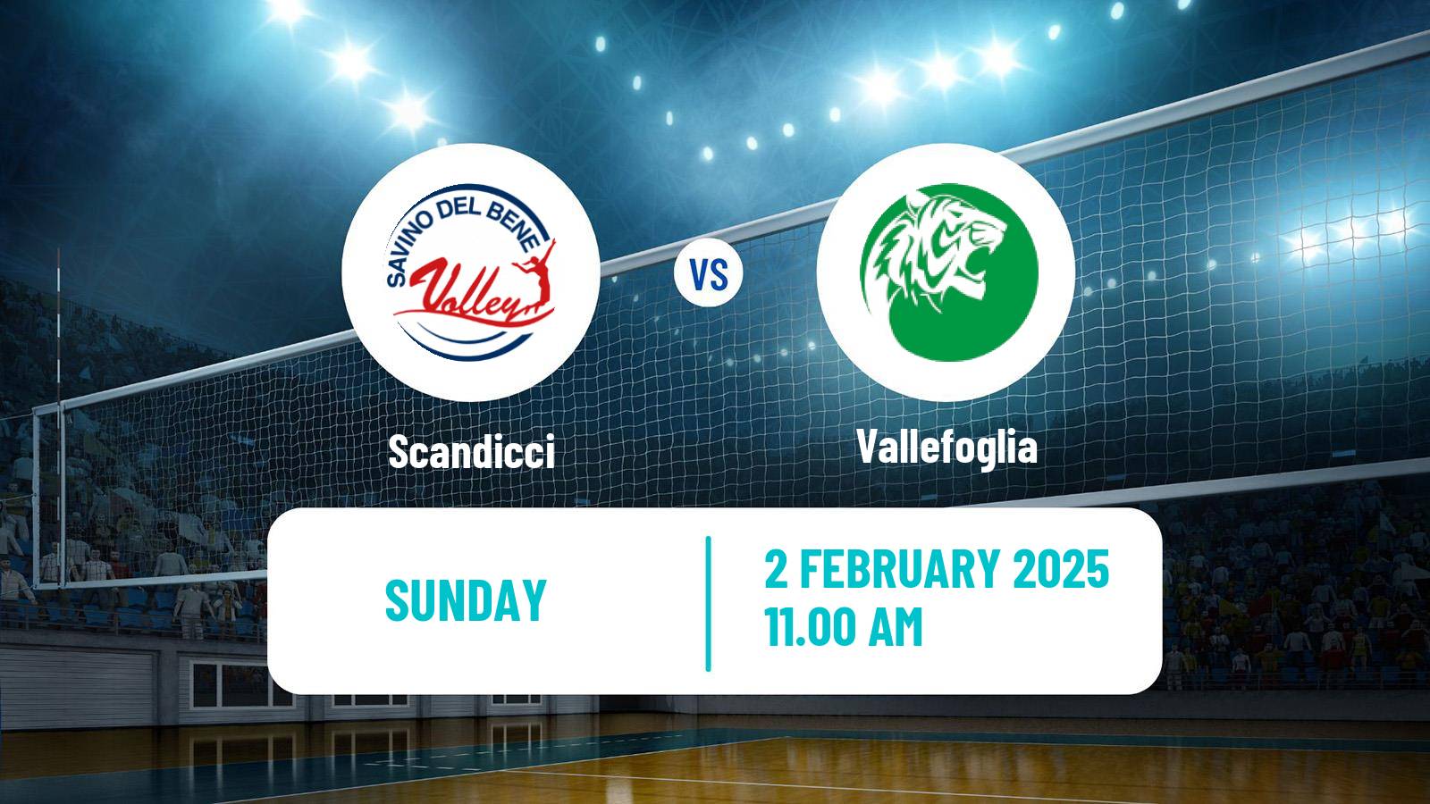 Volleyball Italian Serie A Volleyball Women Scandicci - Vallefoglia