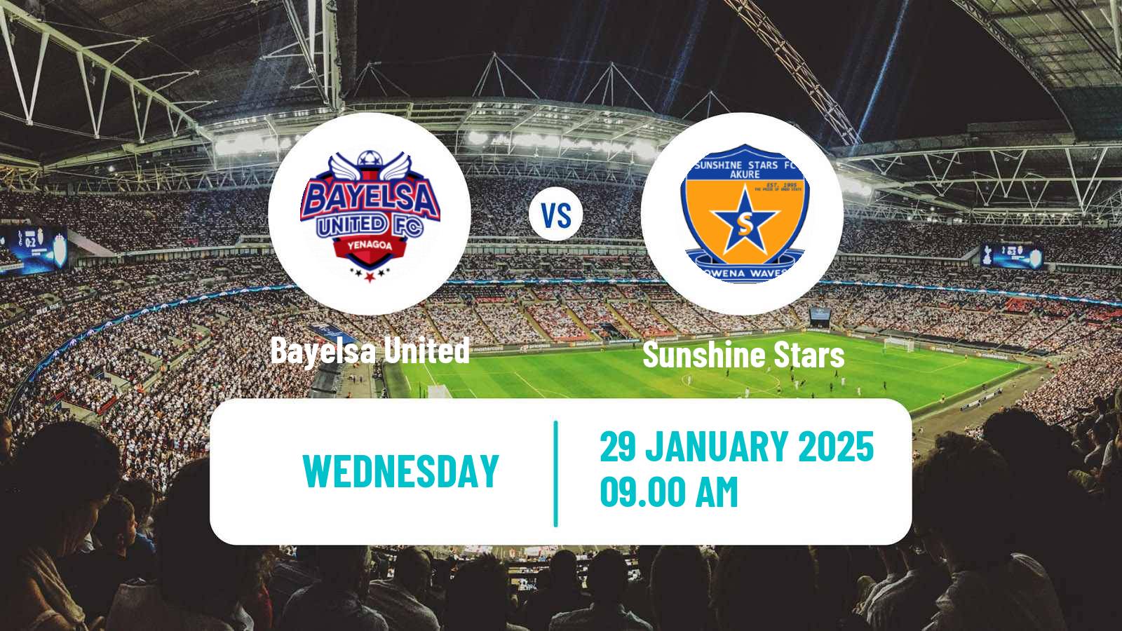 Soccer Nigerian Premier League Bayelsa United - Sunshine Stars