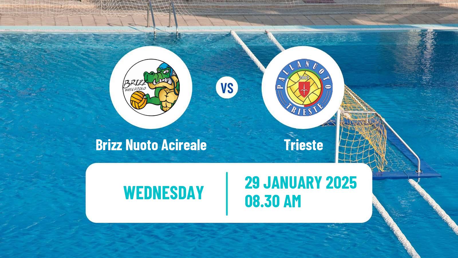 Water polo Italian A1 Water Polo Women Brizz Nuoto Acireale - Trieste