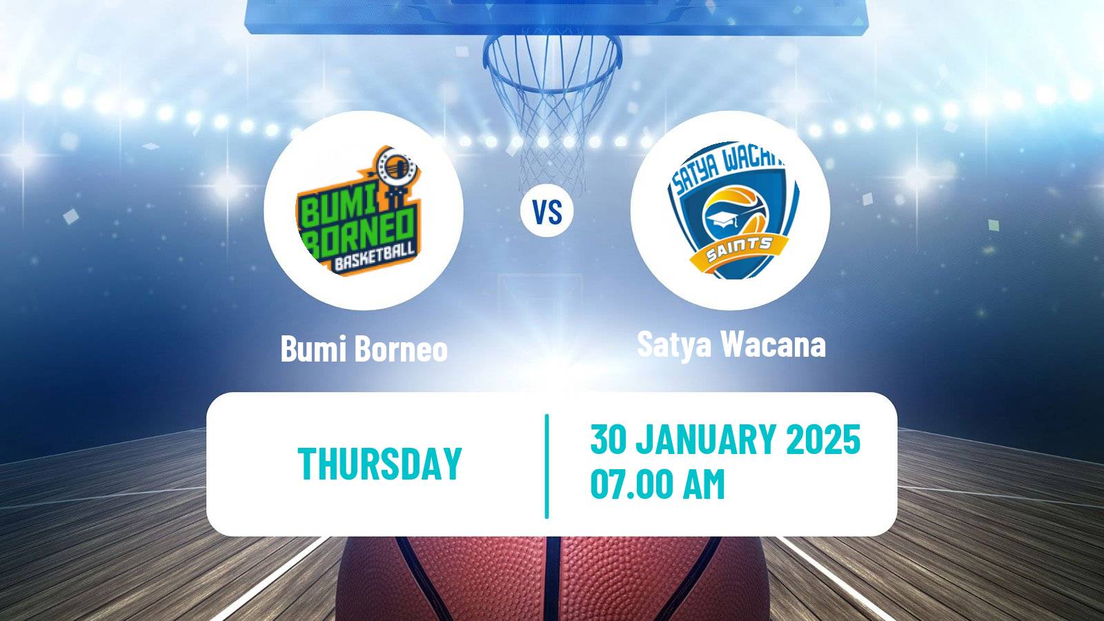 Basketball Indonesian IBL Bumi Borneo - Satya Wacana