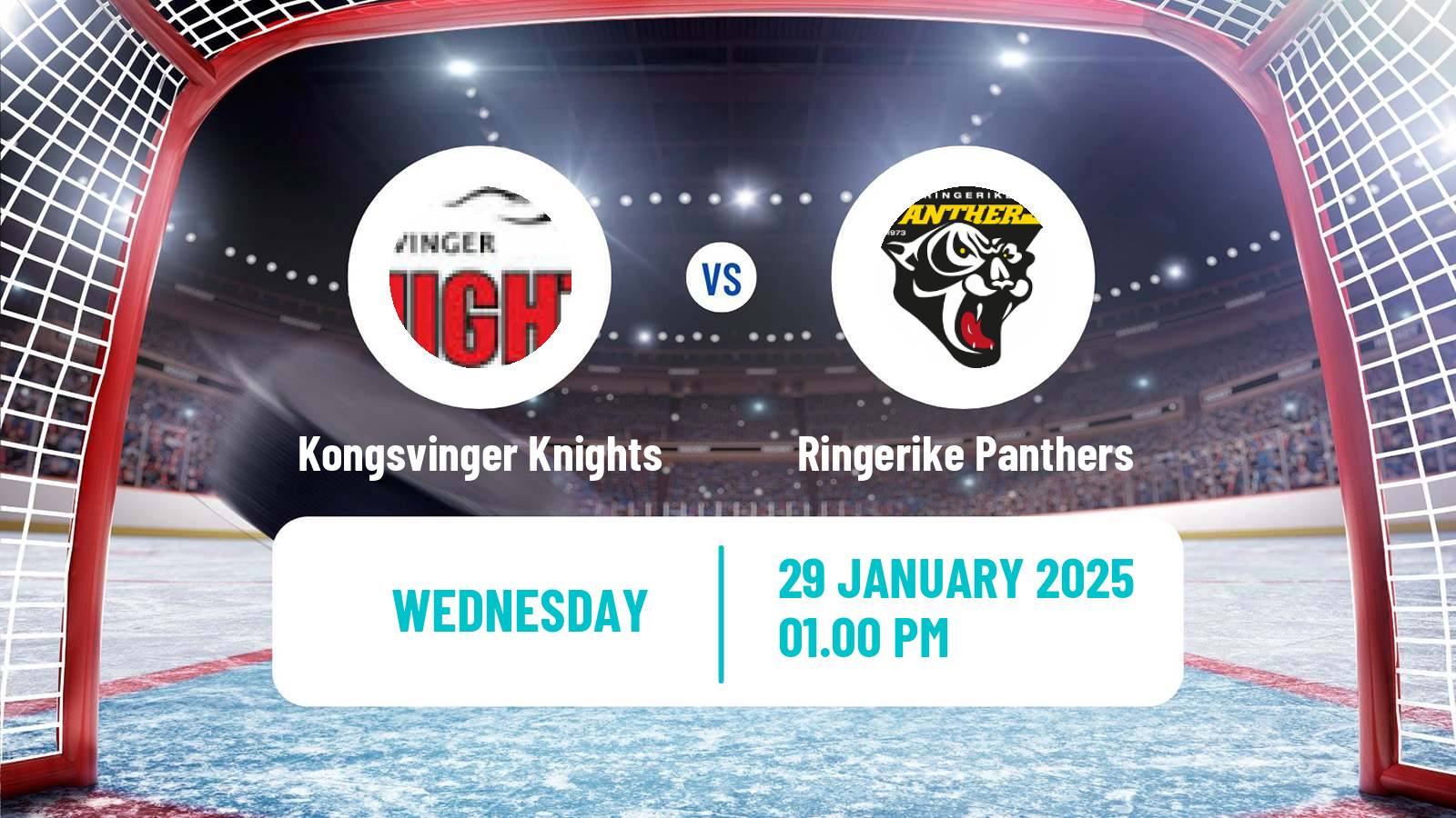 Hockey Norwegian Division 1 Hockey Kongsvinger Knights - Ringerike Panthers