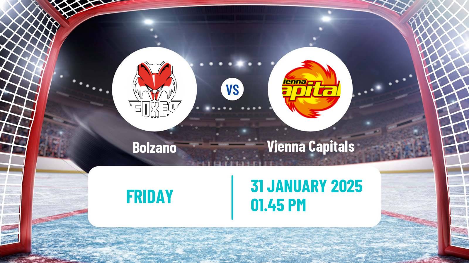 Hockey Austrian Ice Hockey League Bolzano - Vienna Capitals