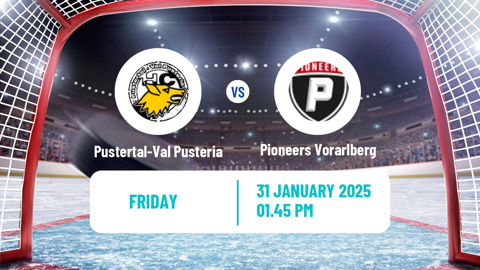 Hockey Austrian Ice Hockey League Pustertal-Val Pusteria - Pioneers Vorarlberg