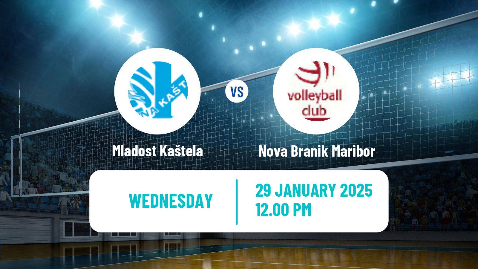 Volleyball MEVZA Women Mladost Kaštela - Nova Branik Maribor