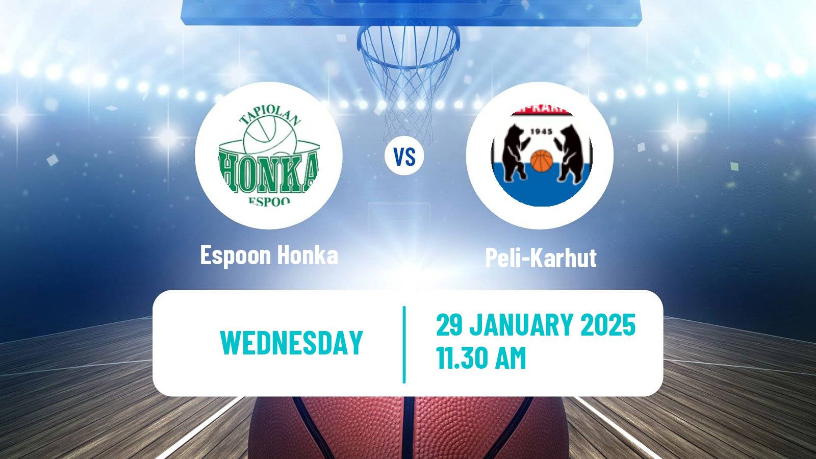 Basketball Finnish Korisliiga Women Espoon Honka - Peli-Karhut