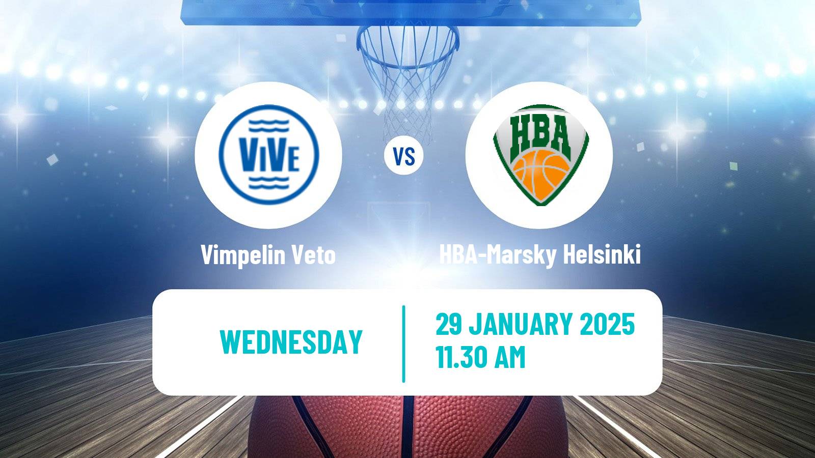 Basketball Finnish Korisliiga Women Vimpelin Veto - HBA-Marsky Helsinki