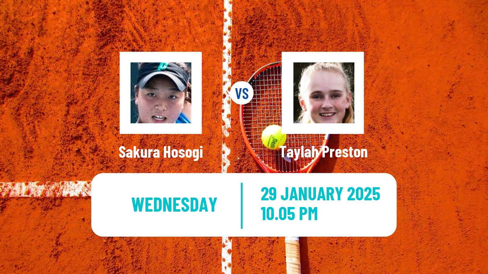 Tennis ITF W75 Brisbane Women Sakura Hosogi - Taylah Preston