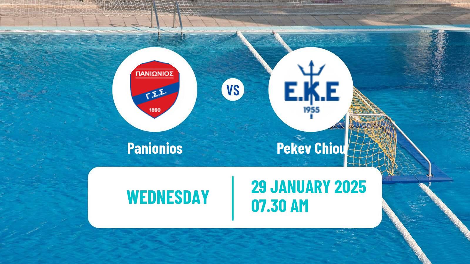 Water polo Greek A1 Water Polo Women Panionios - Pekev Chiou