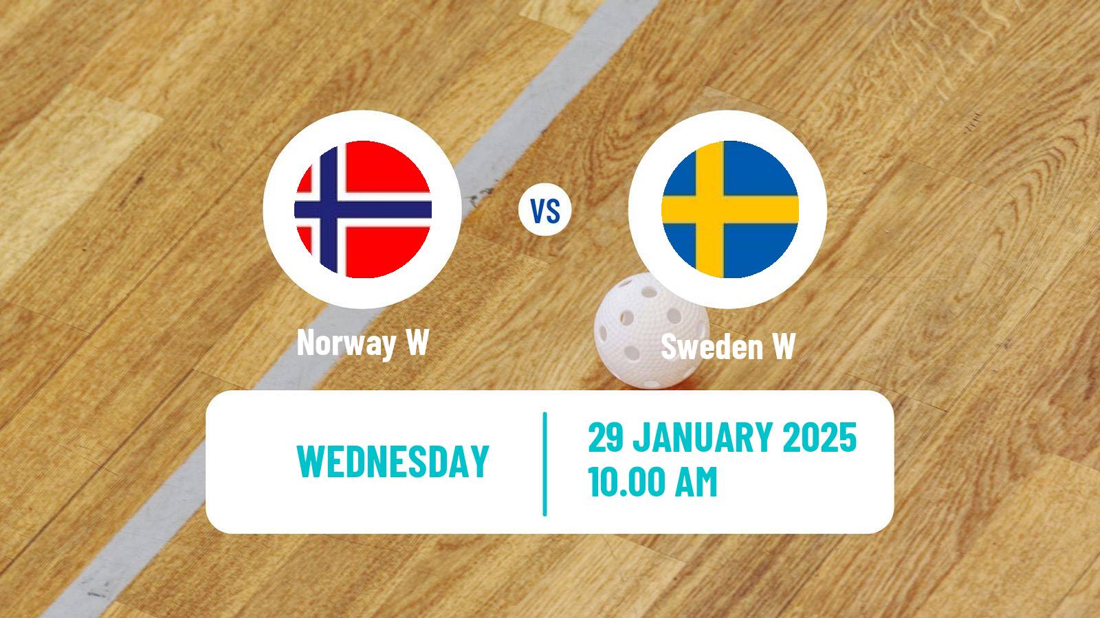 Floorball World Championship Floorball Women Norway W - Sweden W