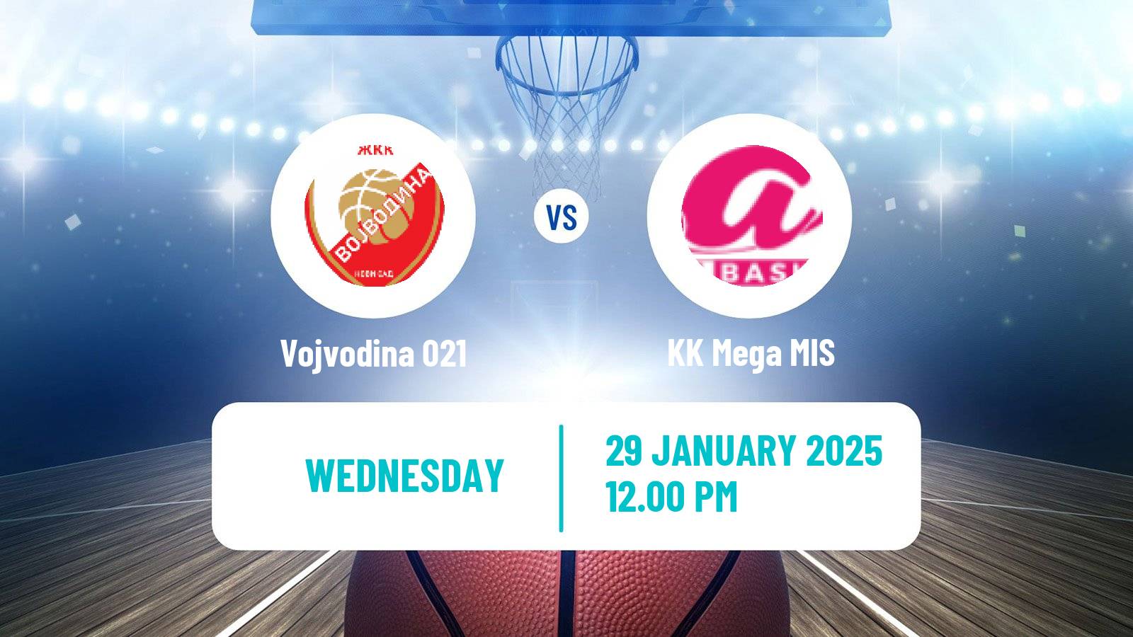 Basketball Serbian 1 ZLS Basketball Women Vojvodina 021 - Mega MIS