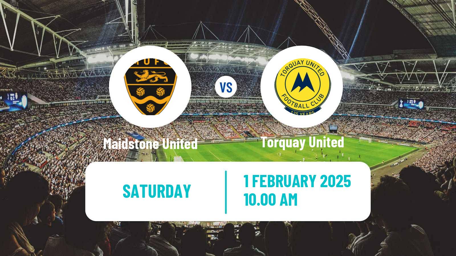 Soccer English National League South Maidstone United - Torquay United