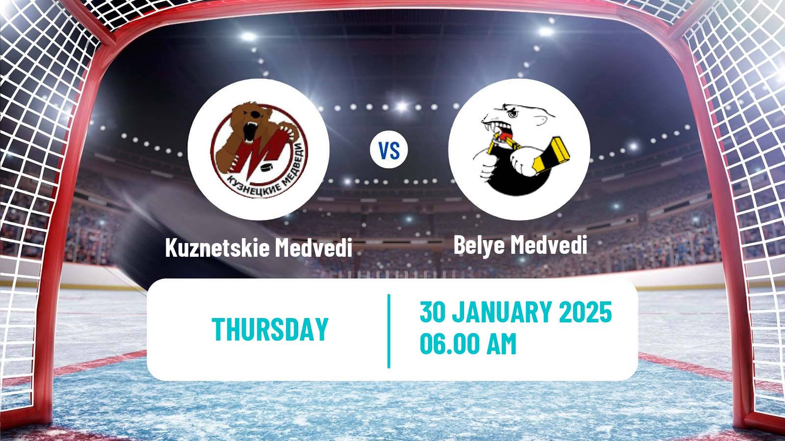 Hockey MHL Kuznetskie Medvedi - Belye Medvedi