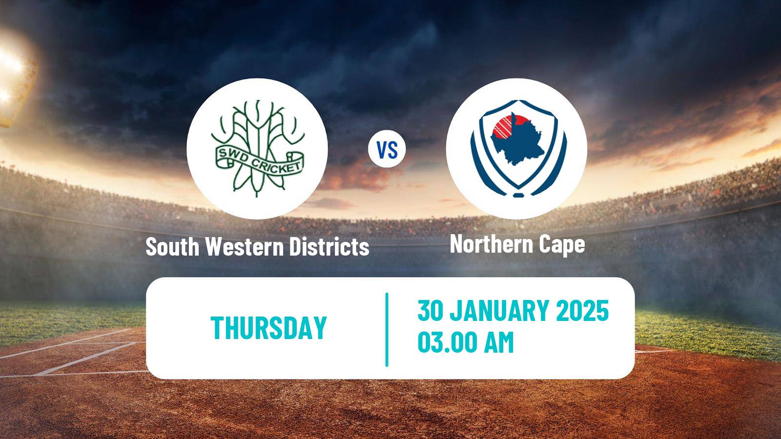 Cricket CSA 4-Day Franchise Series South Western Districts - Northern Cape