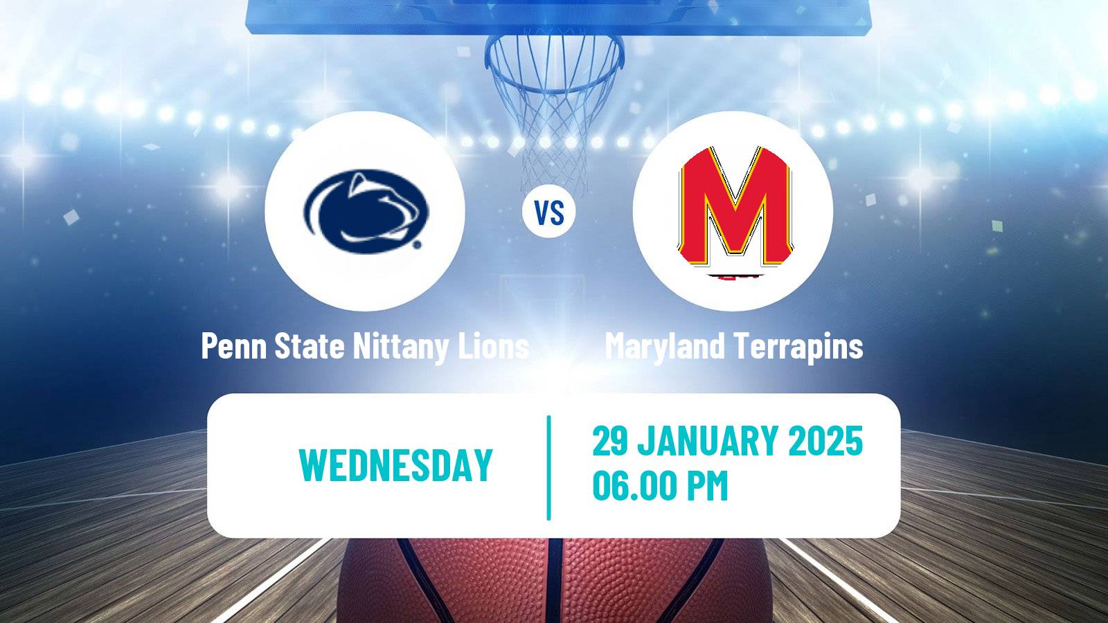 Basketball NCAA College Basketball Women Penn State Nittany Lions - Maryland Terrapins