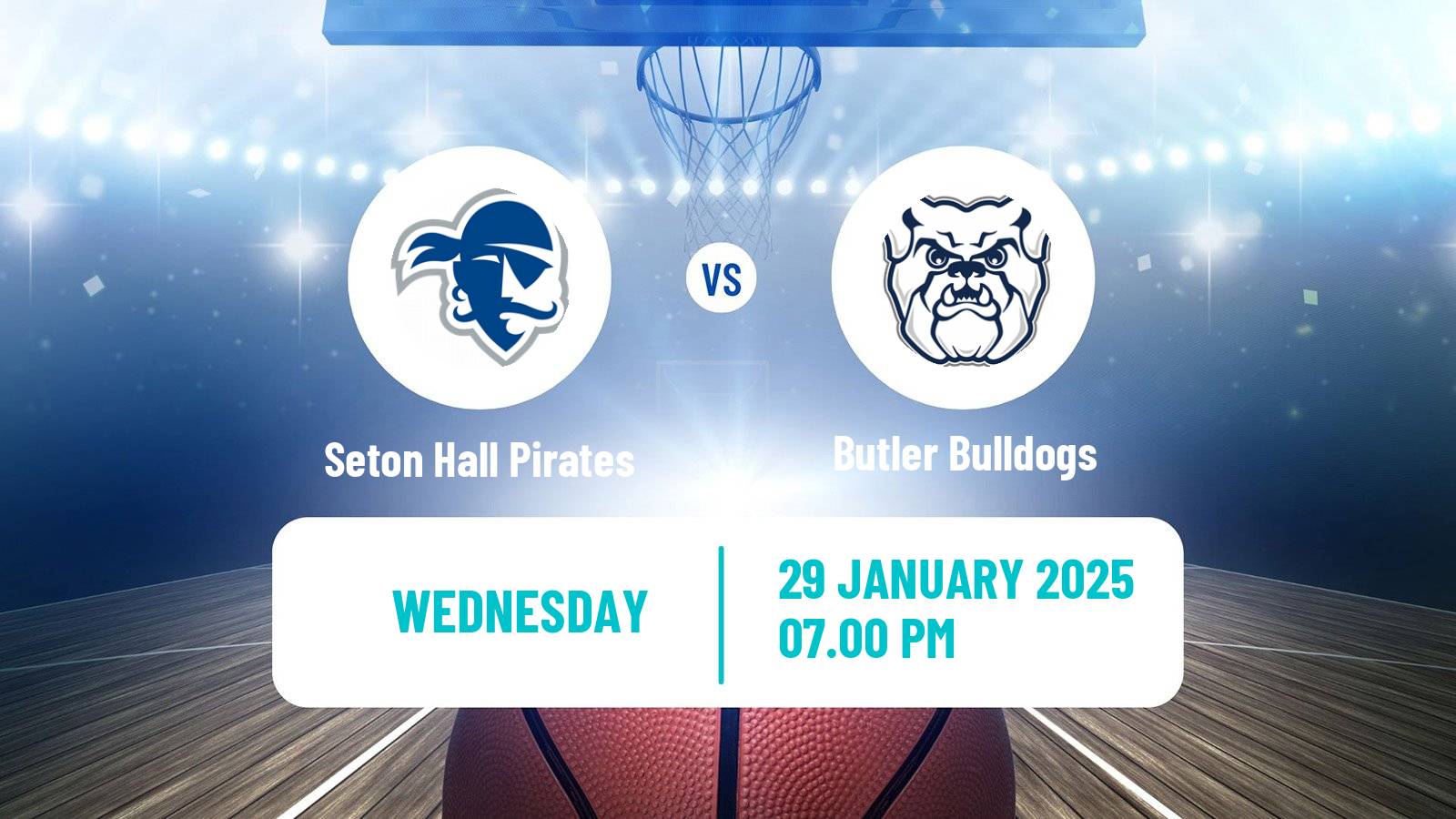 Basketball NCAA College Basketball Women Seton Hall Pirates - Butler Bulldogs