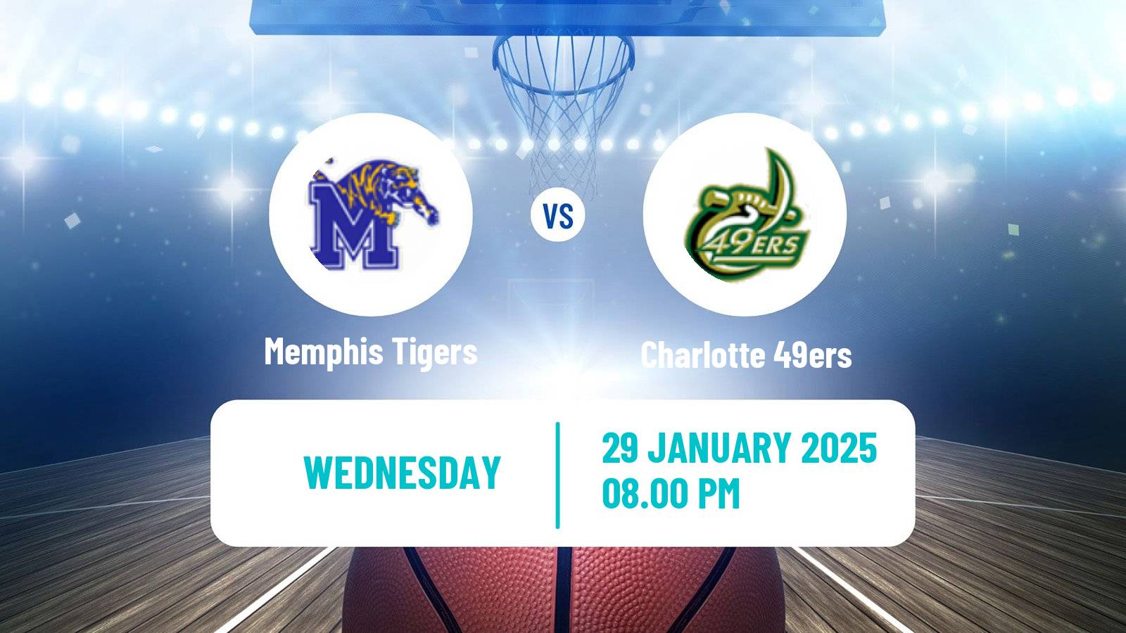 Basketball NCAA College Basketball Women Memphis Tigers - Charlotte 49ers