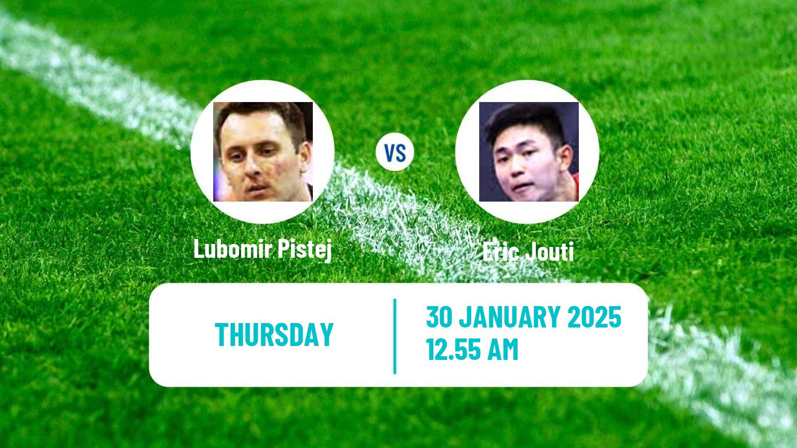 Table tennis Singapore Smash Men Lubomir Pistej - Eric Jouti