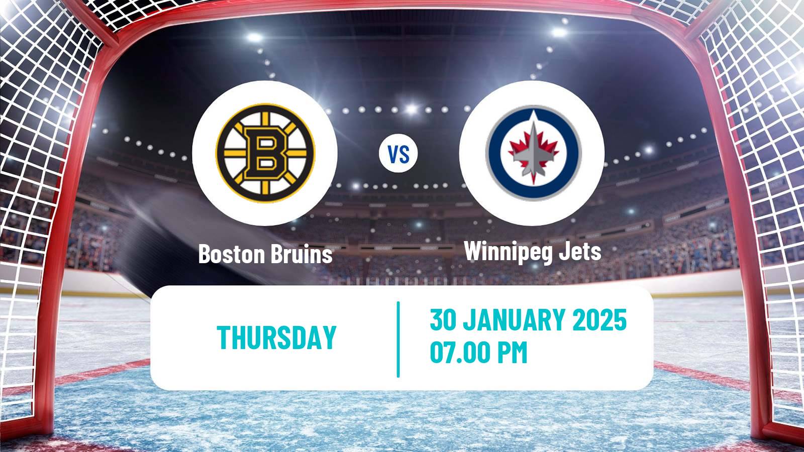 Hockey NHL Boston Bruins - Winnipeg Jets