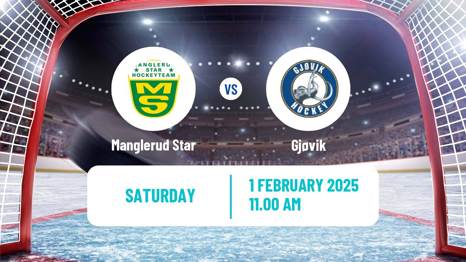 Hockey Norwegian Division 1 Hockey Manglerud Star - Gjøvik