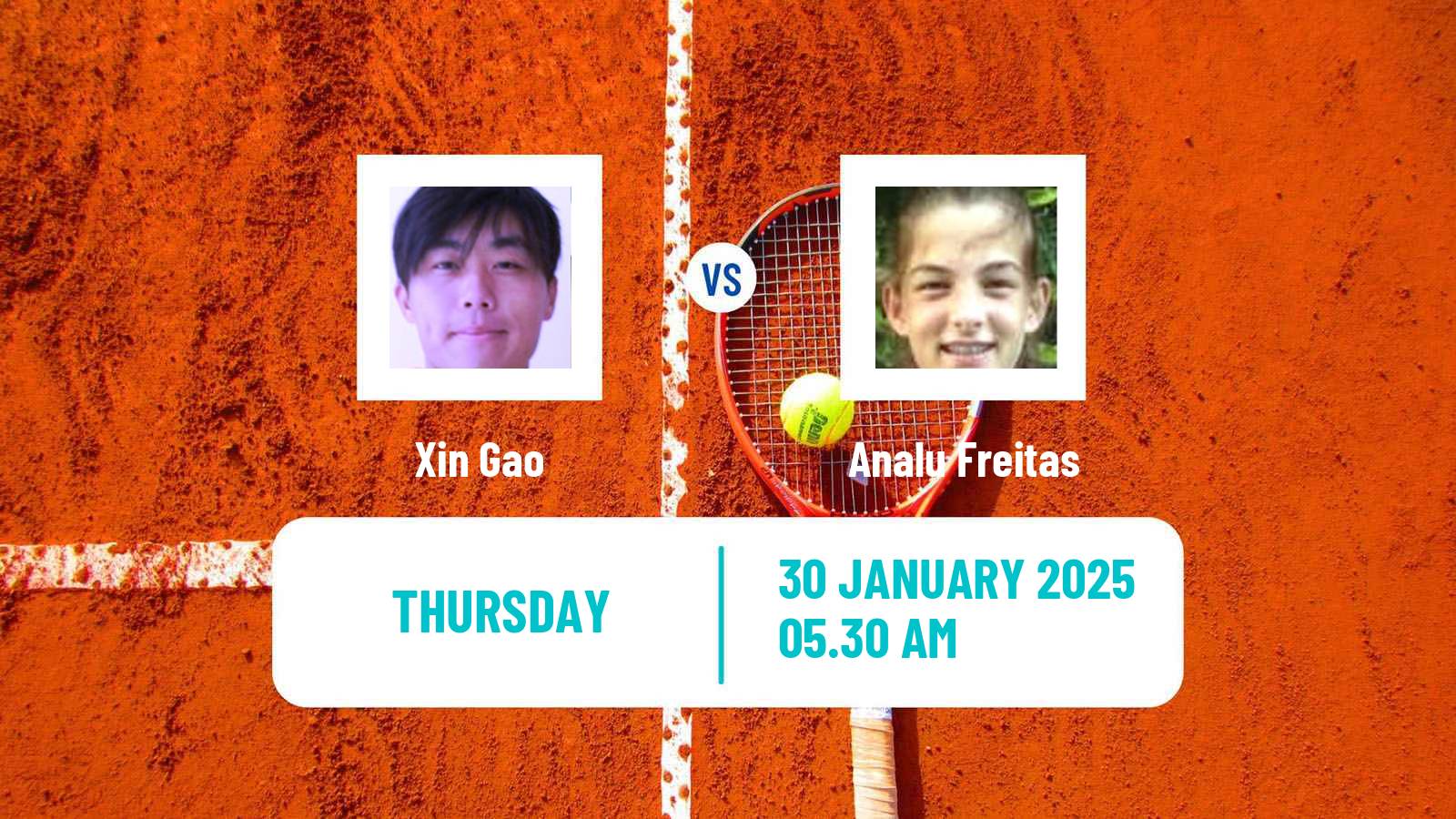 Tennis ITF W50 Porto H Women Xin Gao - Analu Freitas