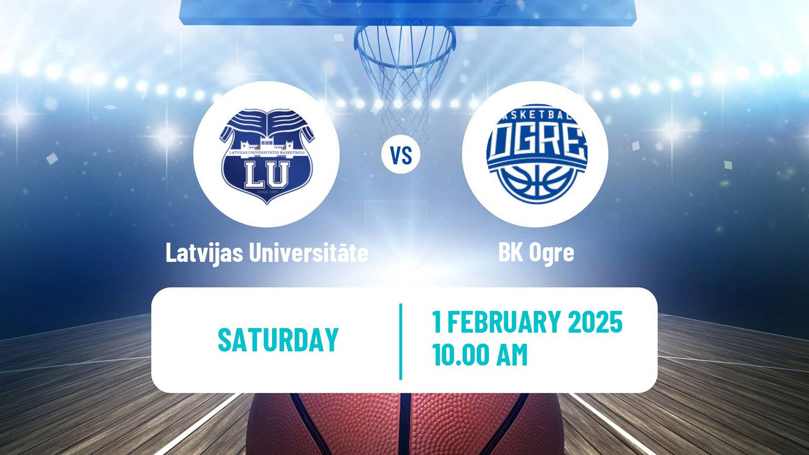 Basketball Estonian–Latvian Basketball League Latvijas Universitāte - Ogre