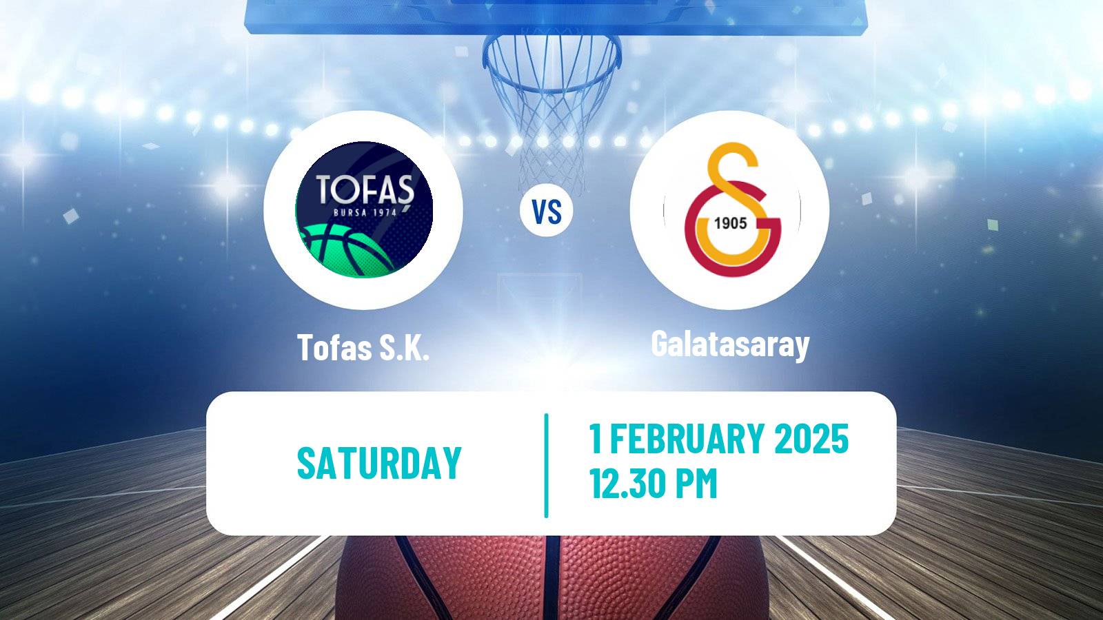 Basketball Turkish Basketball Super Ligi Tofaş - Galatasaray