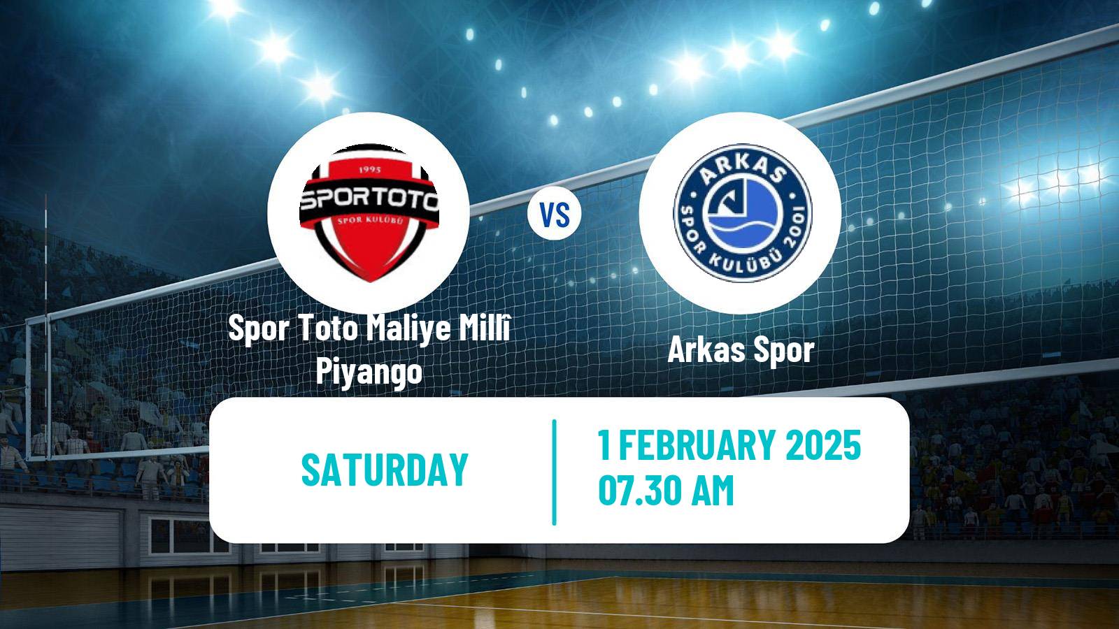 Volleyball Turkish Efeler Ligi Volleyball Spor Toto Maliye Millî Piyango - Arkas Spor