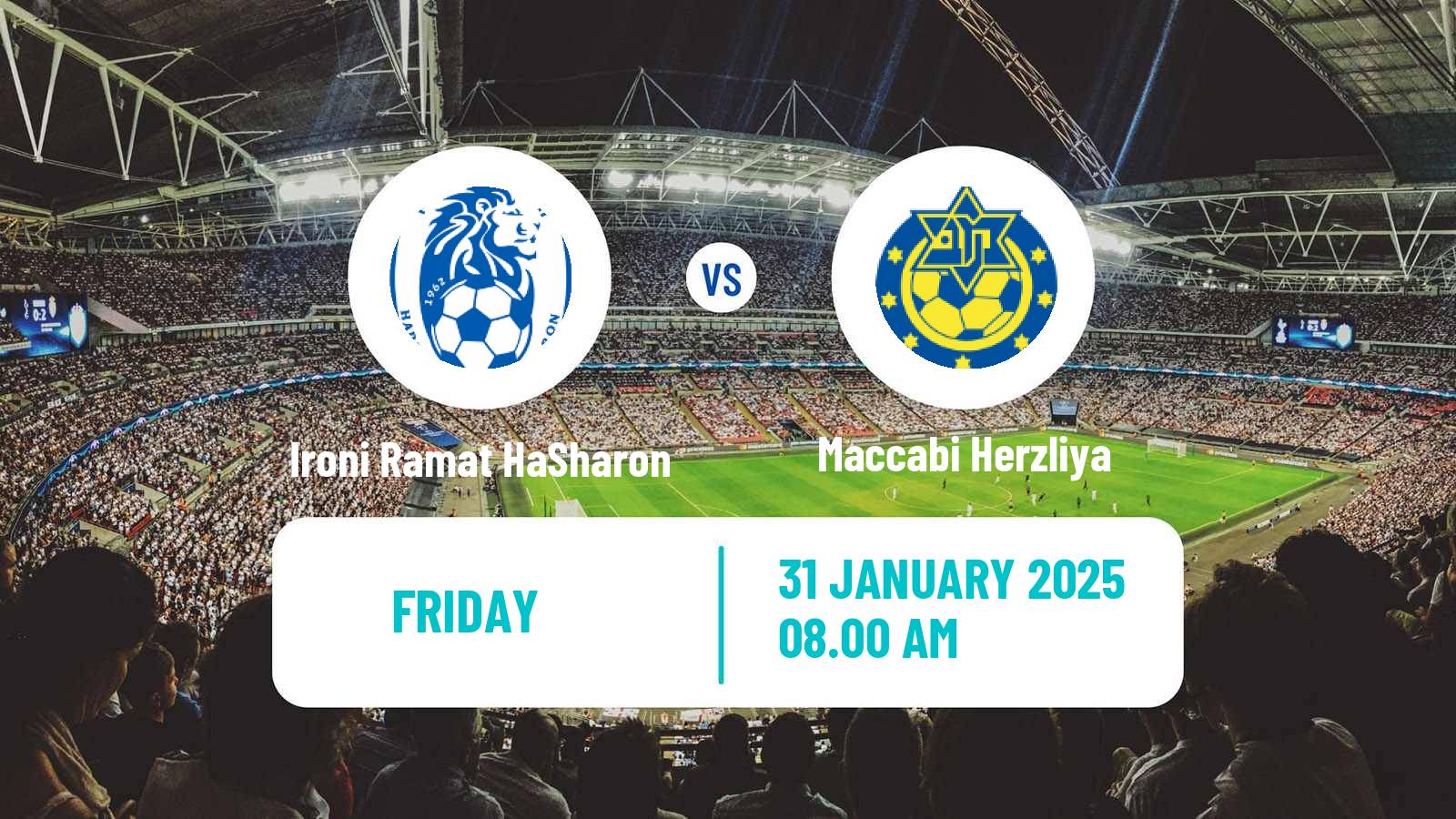 Soccer Israeli Liga Leumit Ironi Ramat HaSharon - Maccabi Herzliya