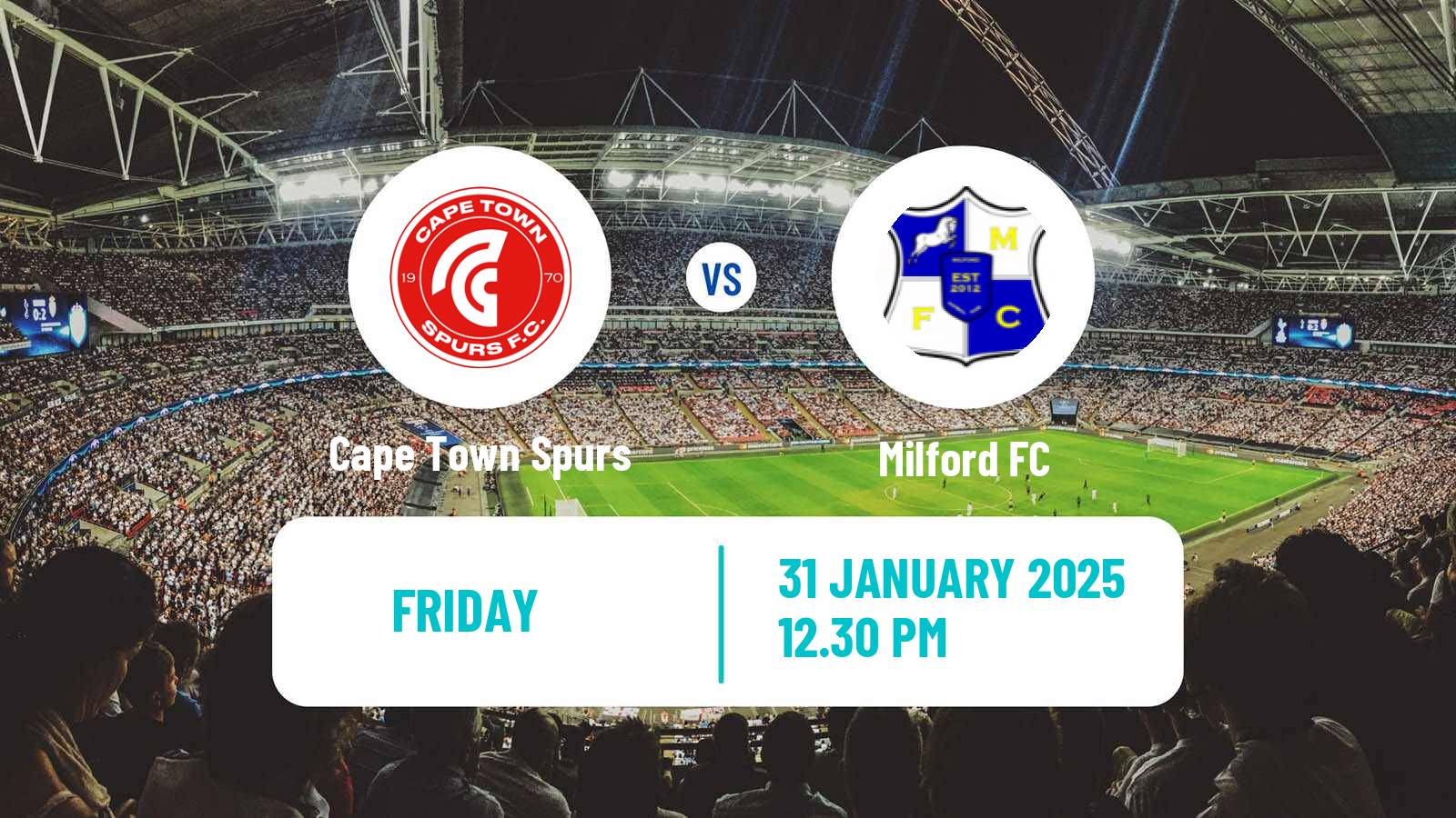 Soccer South African First Division Cape Town Spurs - Milford