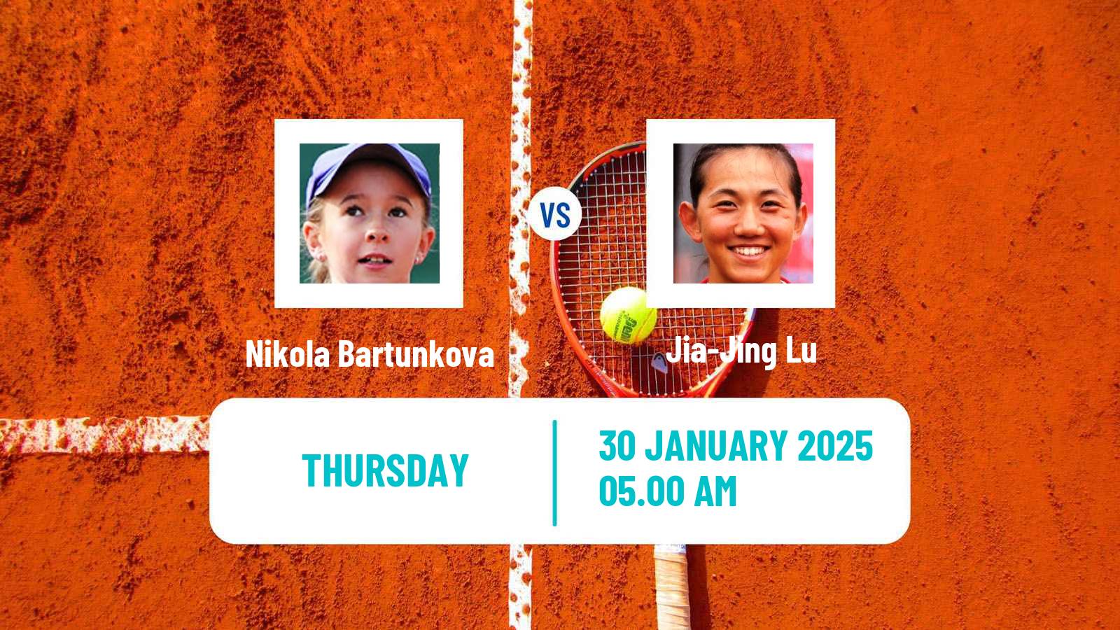 Tennis ITF W35 Glasgow Women Nikola Bartunkova - Jia-Jing Lu