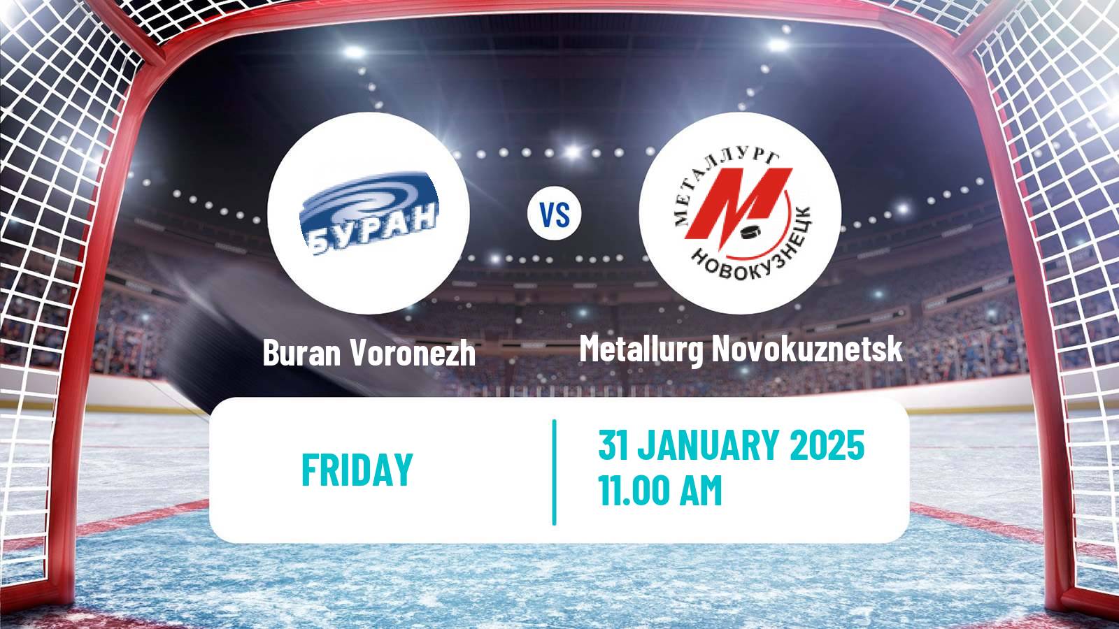 Hockey VHL Buran Voronezh - Metallurg Novokuznetsk