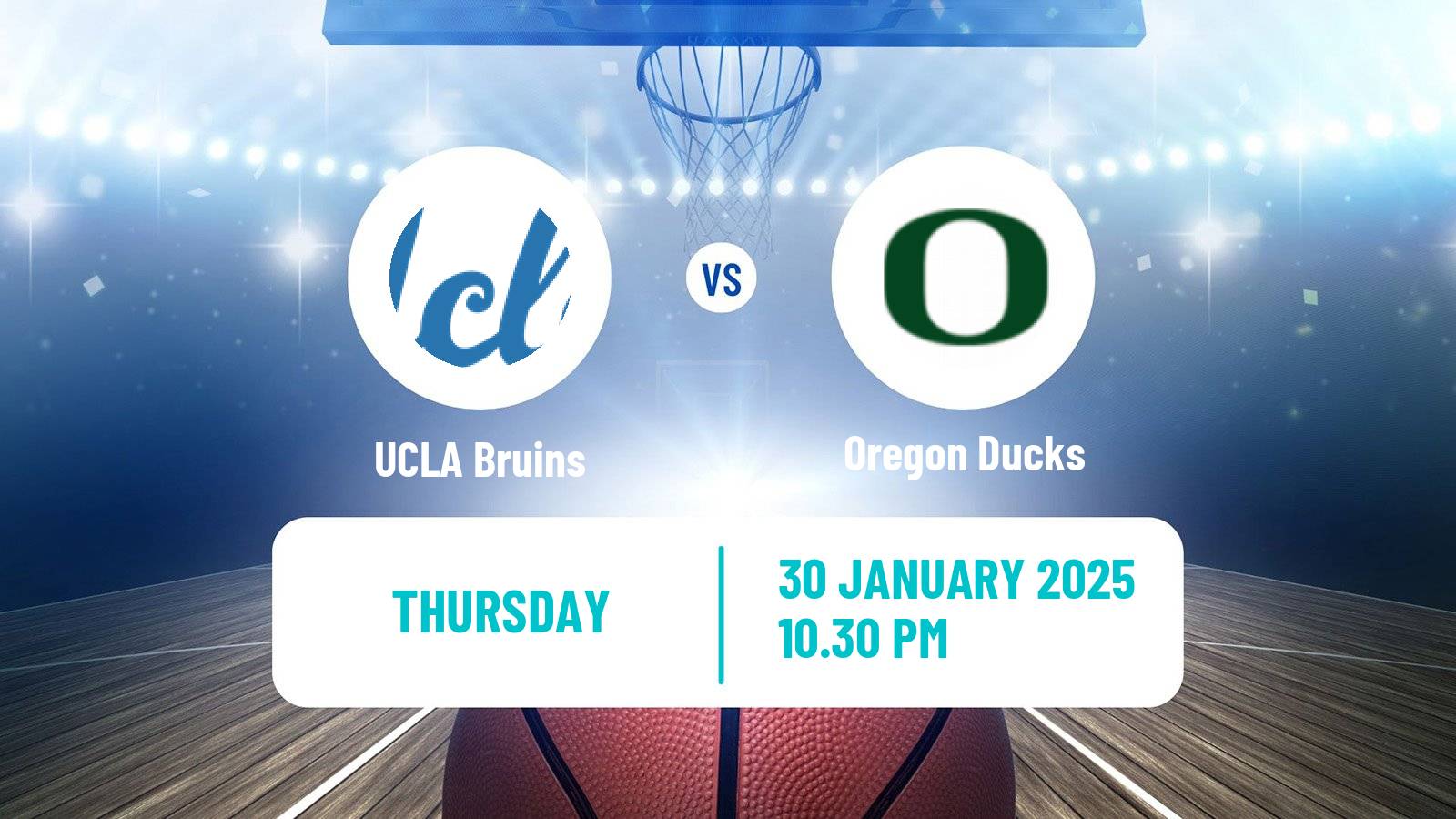 Basketball NCAA College Basketball UCLA Bruins - Oregon Ducks