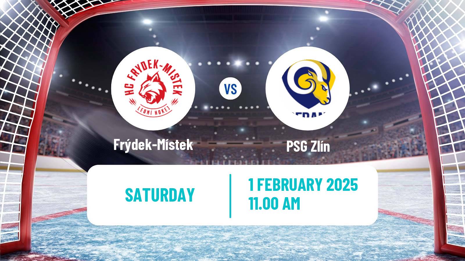 Hockey Czech Chance Liga Frýdek-Místek - PSG Zlín