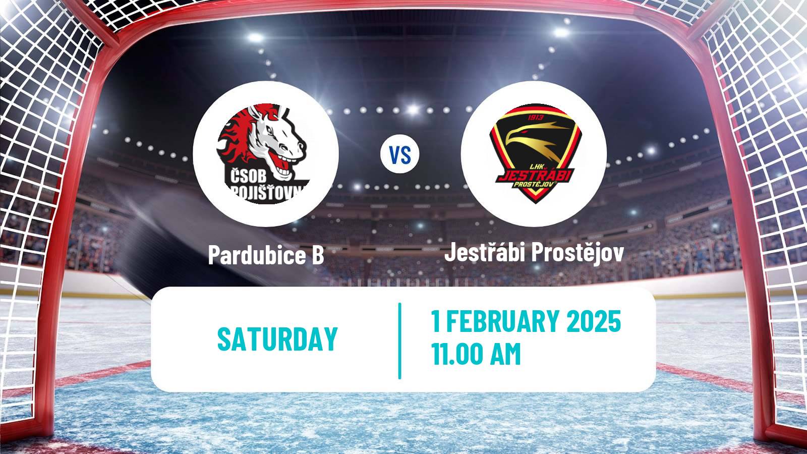 Hockey Czech Chance Liga Pardubice B - Jestřábi Prostějov