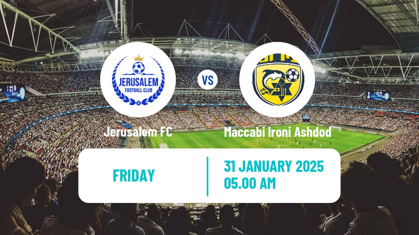 Soccer Israeli Liga Alef South Jerusalem FC - Maccabi Ironi Ashdod