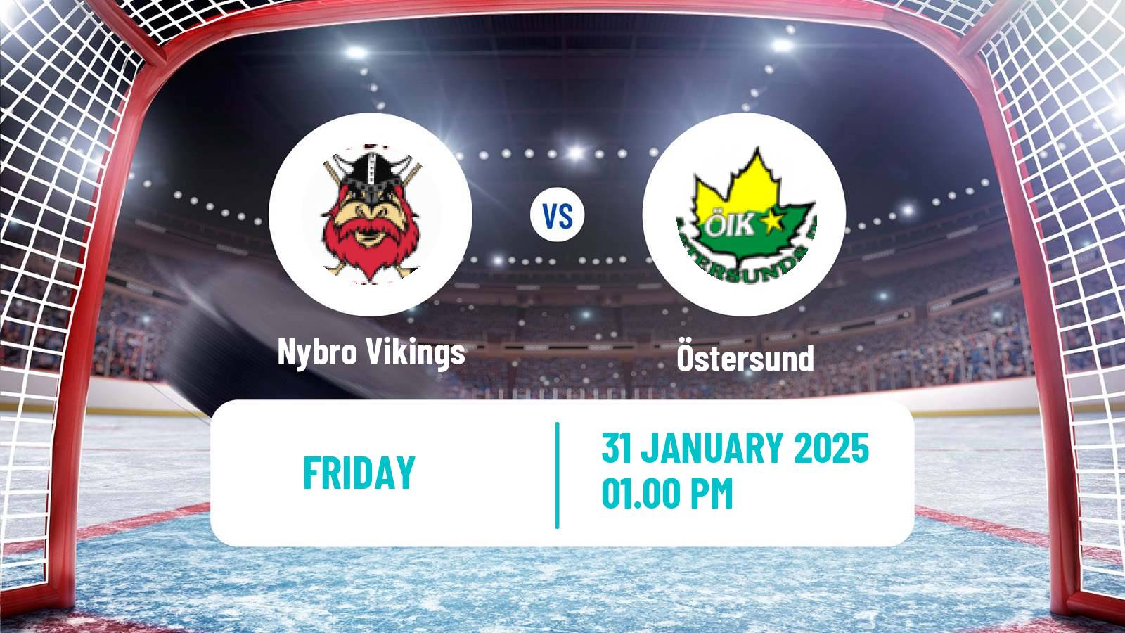 Hockey Swedish Hockey Allsvenskan Nybro Vikings - Östersund