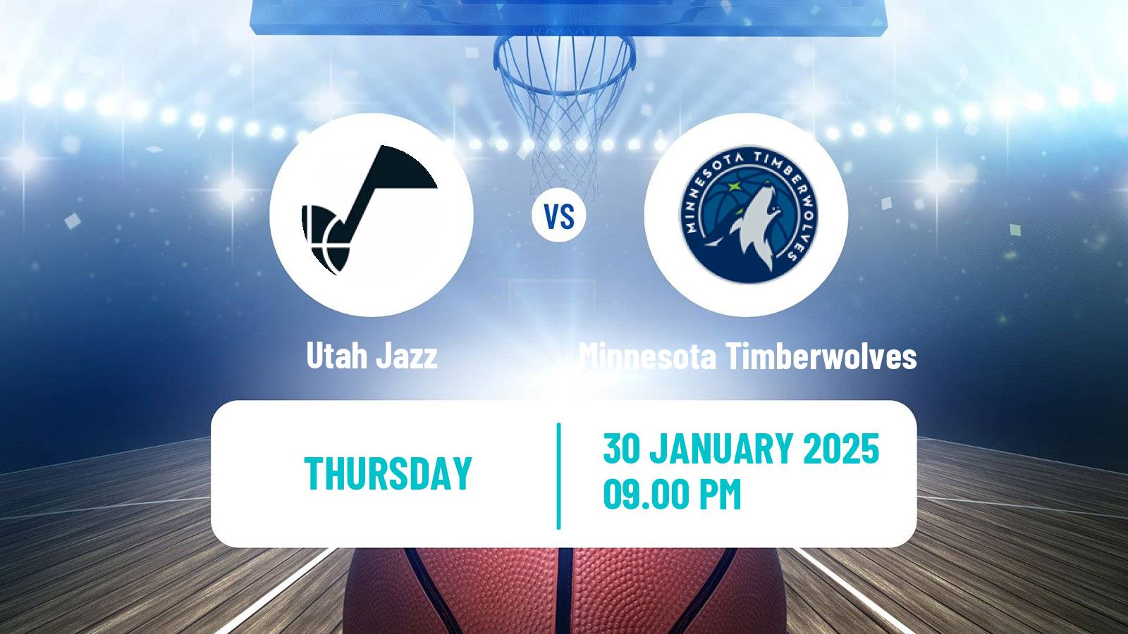 Basketball NBA Utah Jazz - Minnesota Timberwolves