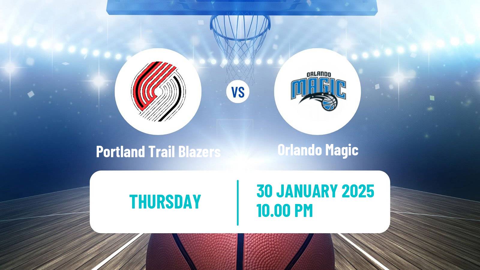 Basketball NBA Portland Trail Blazers - Orlando Magic