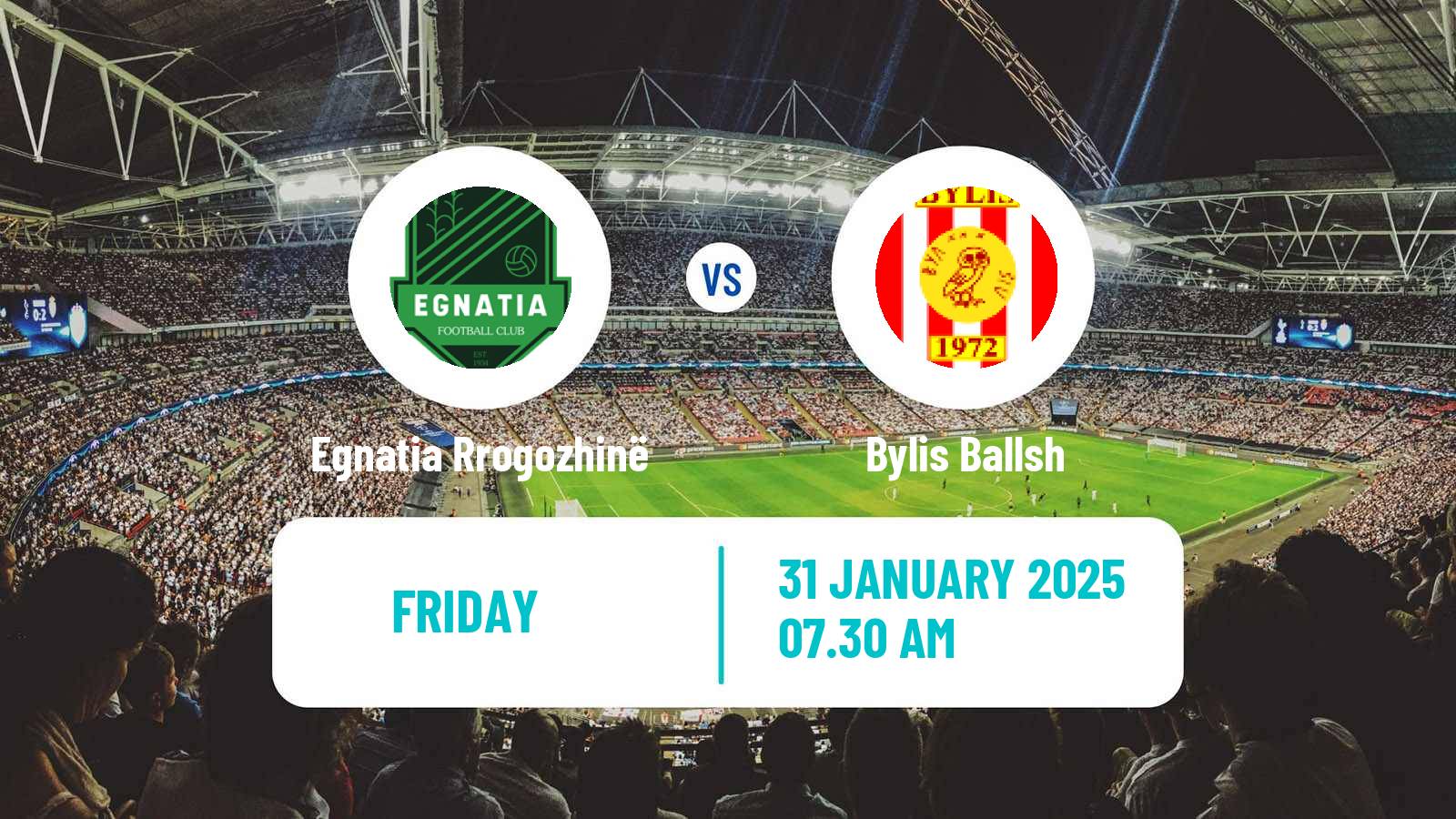 Soccer Albanian Super League Egnatia Rrogozhinë - Bylis Ballsh