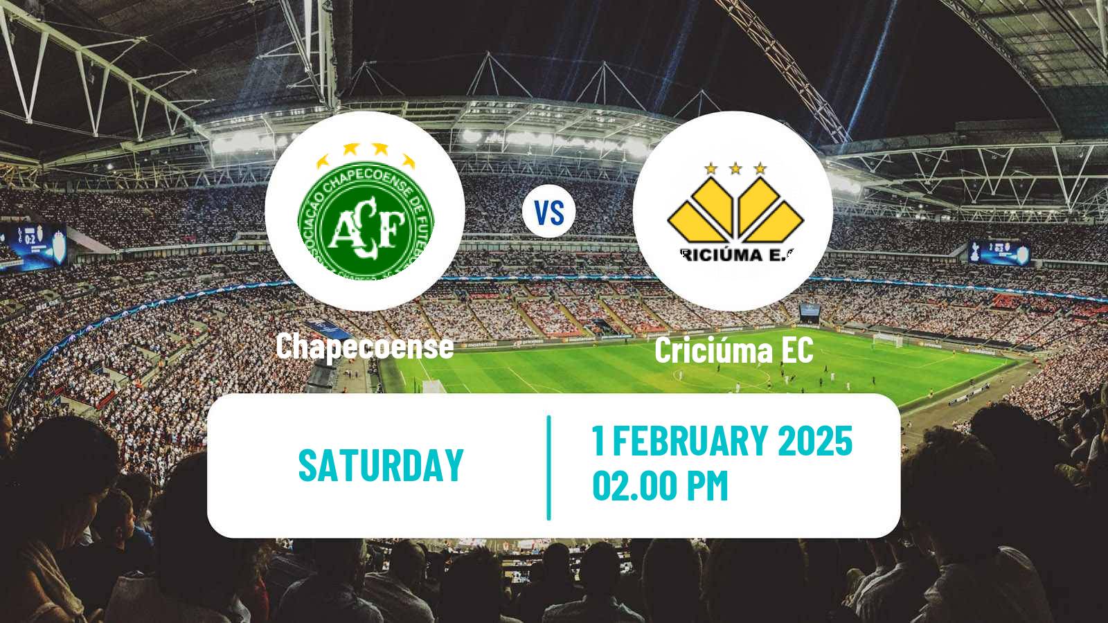 Soccer Brazilian Campeonato Catarinense Chapecoense - Criciúma