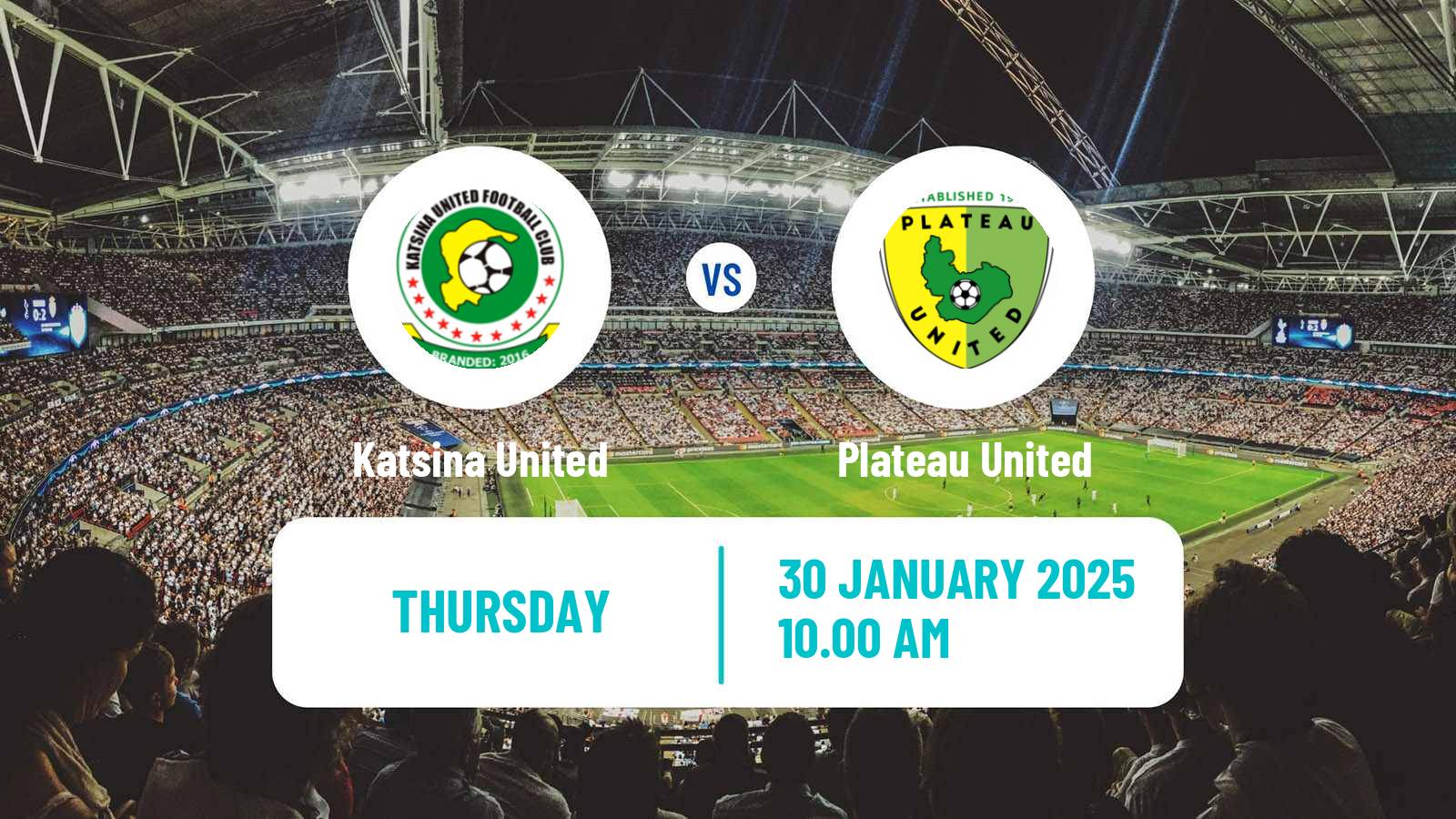 Soccer Nigerian Premier League Katsina United - Plateau United