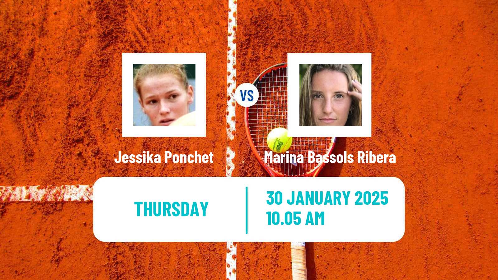 Tennis ITF W75 Andrezieux Boutheon Women Jessika Ponchet - Marina Bassols Ribera