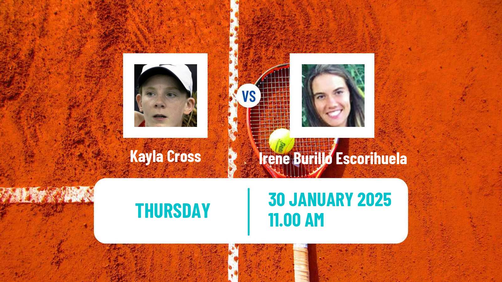 Tennis ITF W75 Rome Ga Women Kayla Cross - Irene Burillo Escorihuela