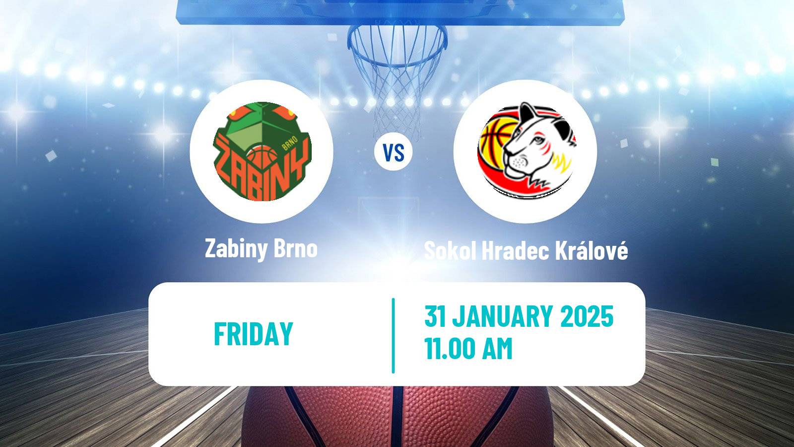 Basketball Czech ZBL Women Zabiny Brno - Sokol Hradec Králové