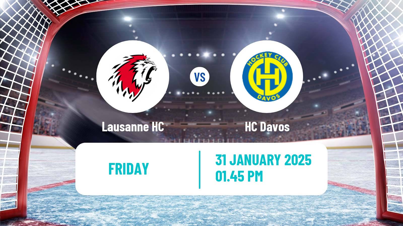 Hockey Swiss National League Hockey Lausanne HC - Davos