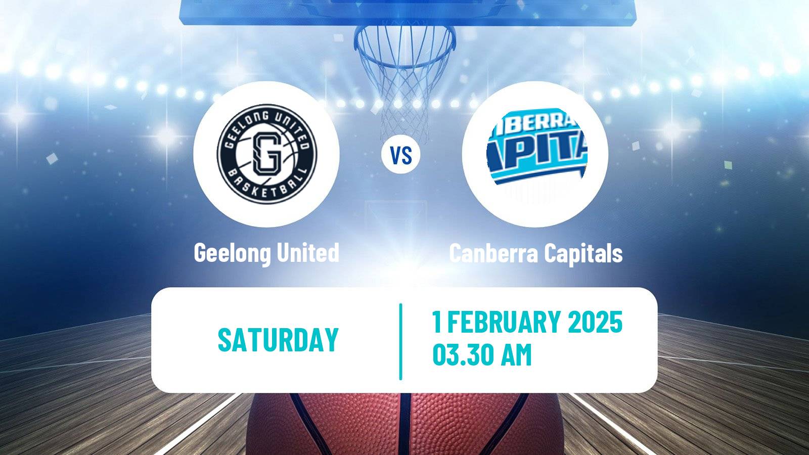 Basketball Australian WNBL Geelong United - Canberra Capitals