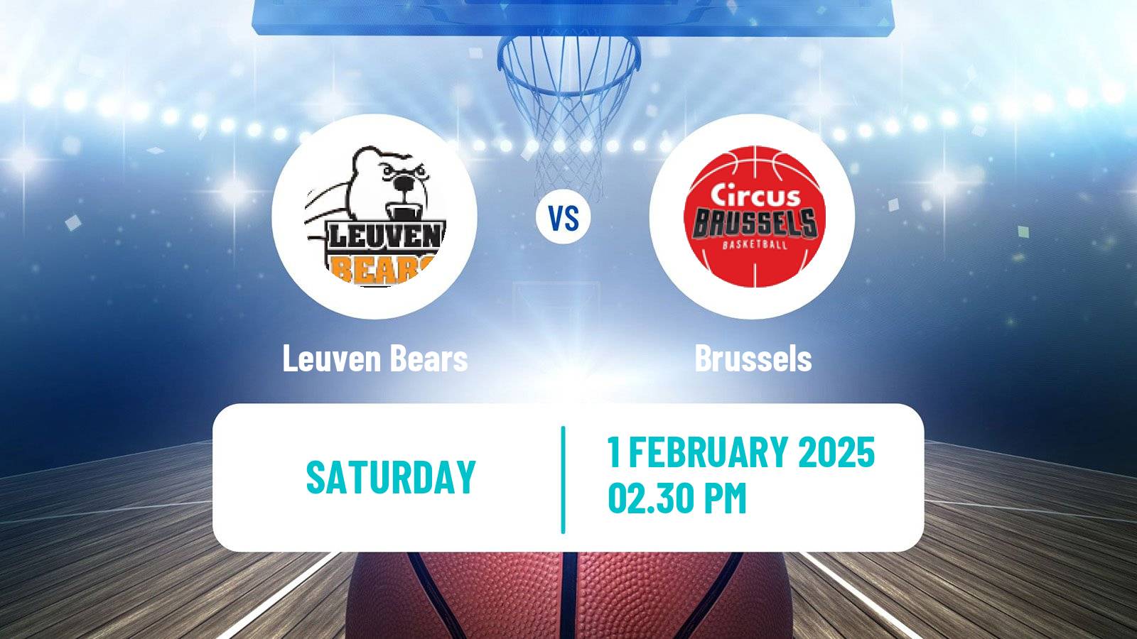 Basketball BNXT League Leuven Bears - Brussels