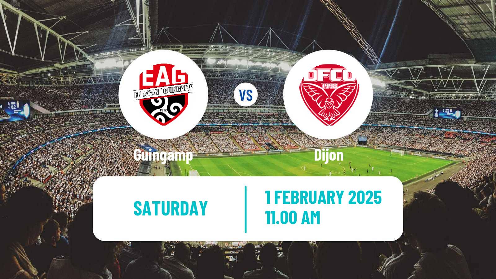 Soccer French Division 1 Women Guingamp - Dijon