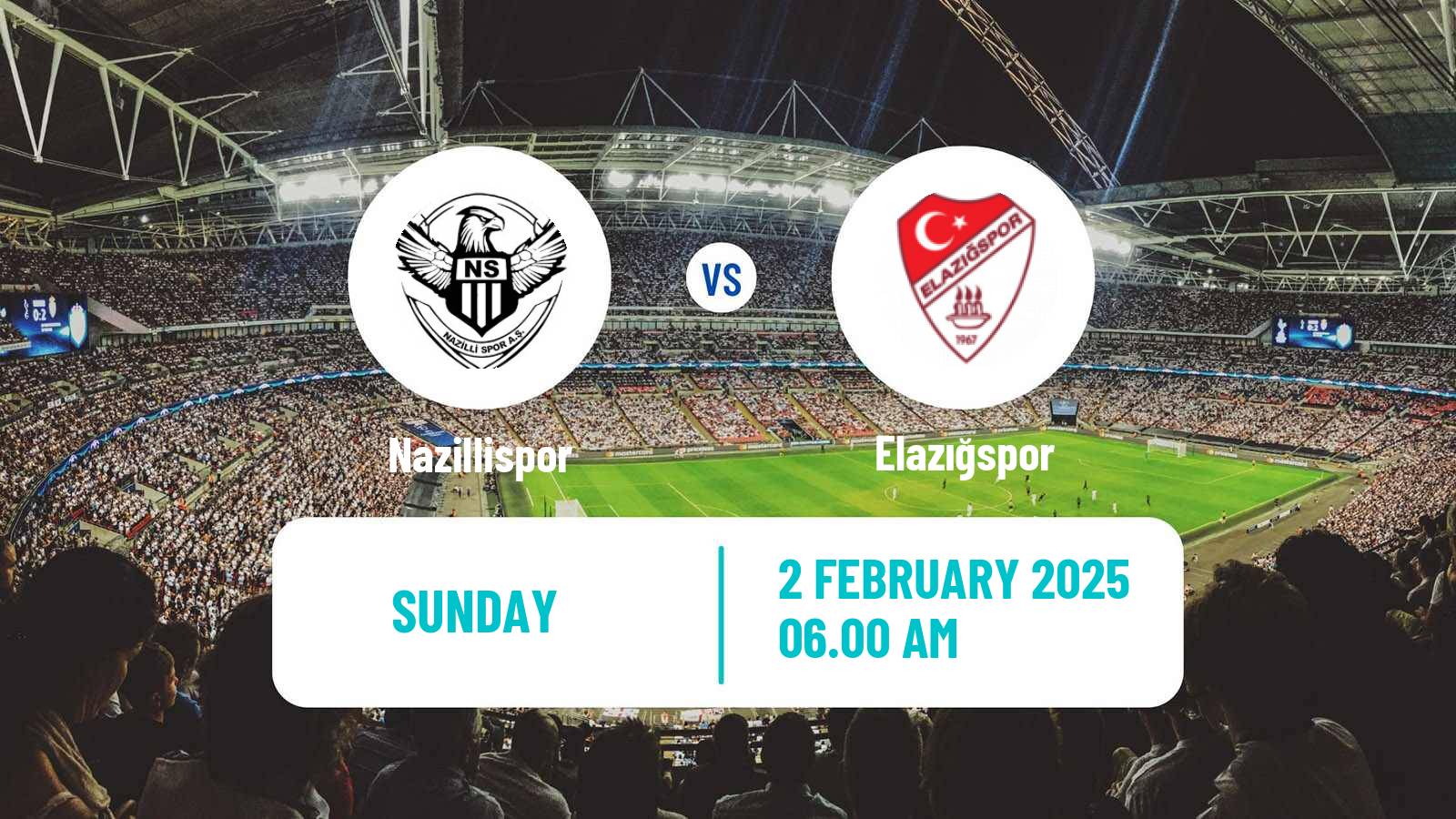 Soccer Turkish Second League Red Group Nazillispor - Elazığspor